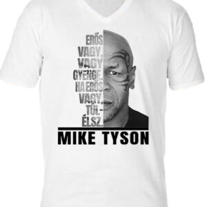 Mike Tyson Erős vagy – Férfi V nyakú póló