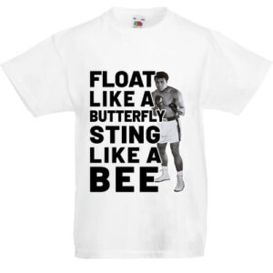 Muhammad Ali Float like a butterfly – Gyerek póló