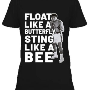 Muhammad Ali Float like a butterfly  – Női póló