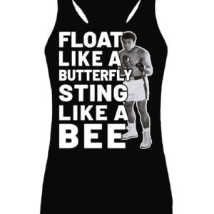 Muhammad Ali Float like a butterfly  – Női ujjatlan póló