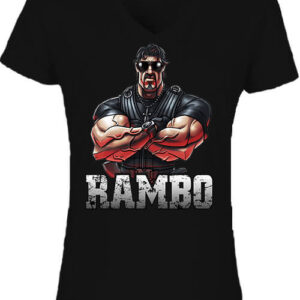 Rambo – Női V nyakú póló