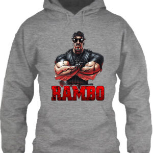 Rambo – Unisex kapucnis pulóver