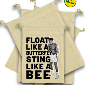 Muhammad Ali Float like a butterfly  – Vászonzacskó szett