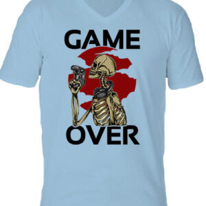Game over gamer – Férfi V nyakú póló
