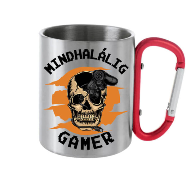 Mindhalálig gamer - Karabineres bögre