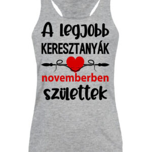 Novemberi keresztanyák Születésnap – Női ujjatlan póló