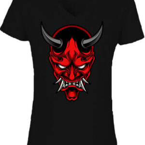 Ördög – Női V nyakú póló