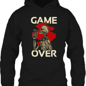 Game over gamer – Unisex kapucnis pulóver