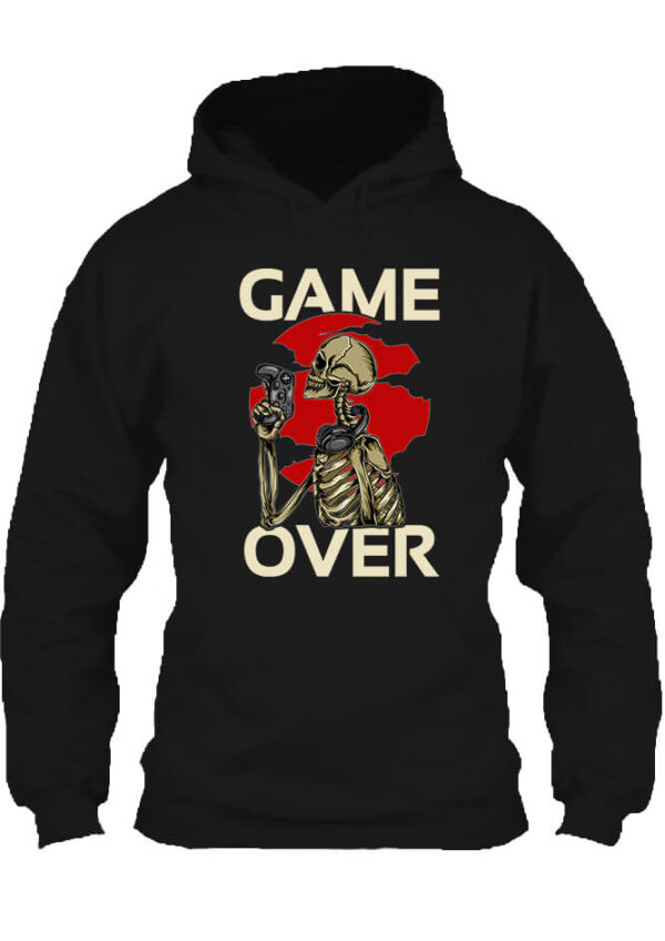 Game over gamer - Unisex kapucnis pulóver
