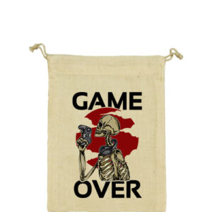 Game over gamer – Vászonzacskó közepes