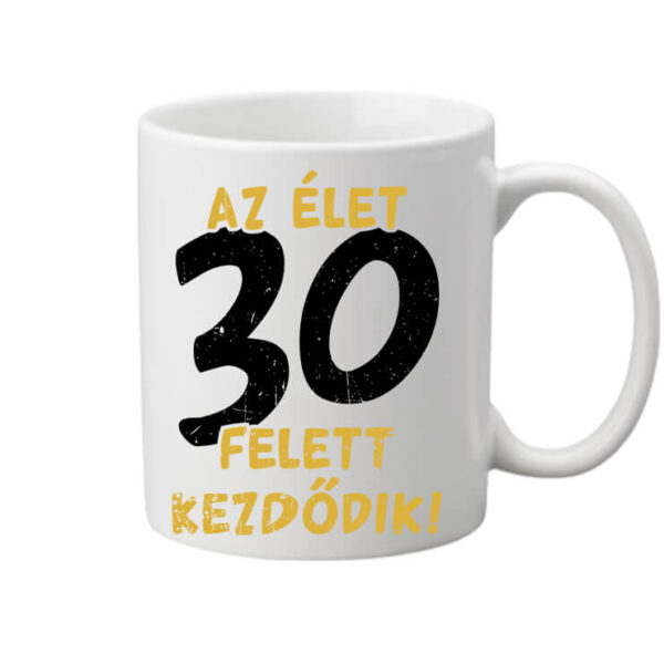 Az élet 30 felett - Bögre