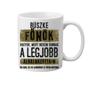 Büszke főnök – Bögre