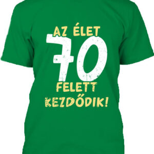 Az élet 70 felett – Férfi póló