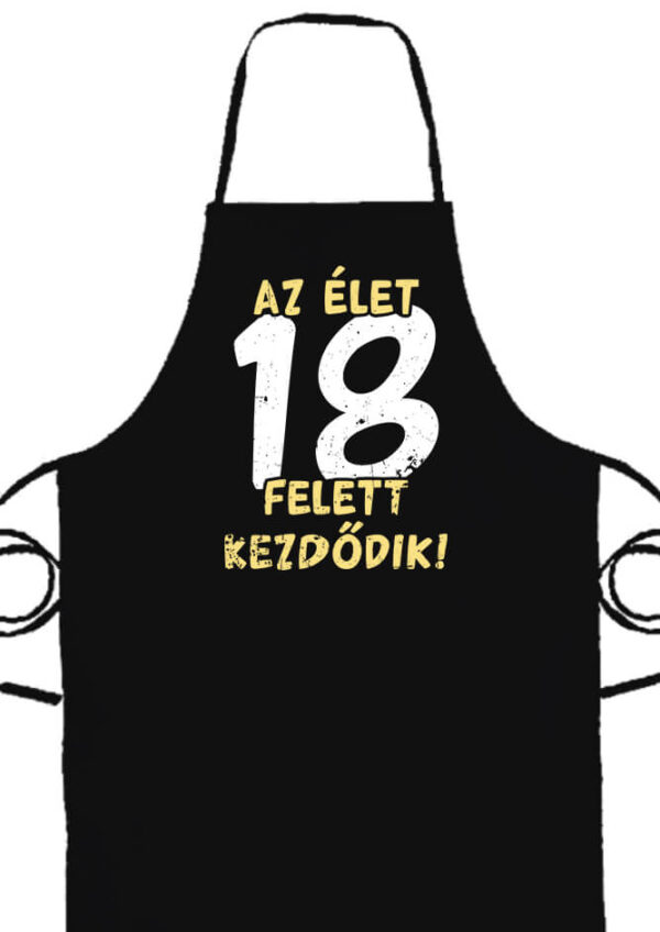 Az élet 18 felett- Prémium kötény