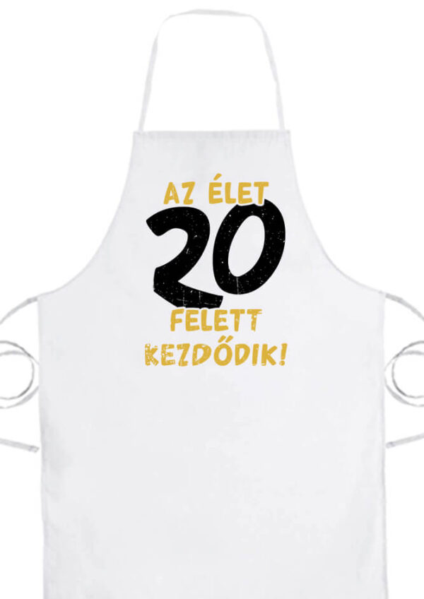 Az élet 20 felett- Prémium kötény