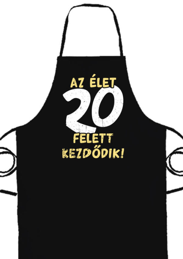 Az élet 20 felett- Prémium kötény