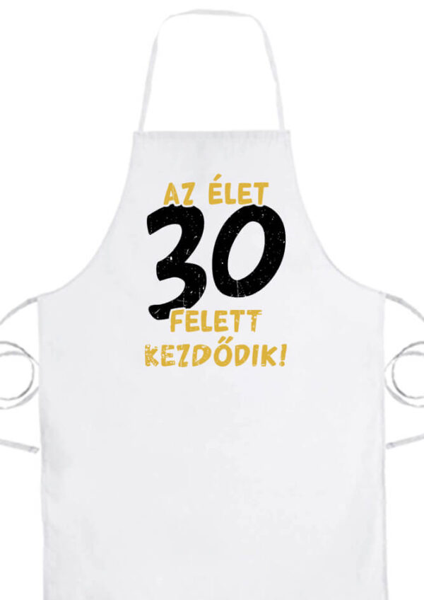 Az élet 30 felett- Prémium kötény