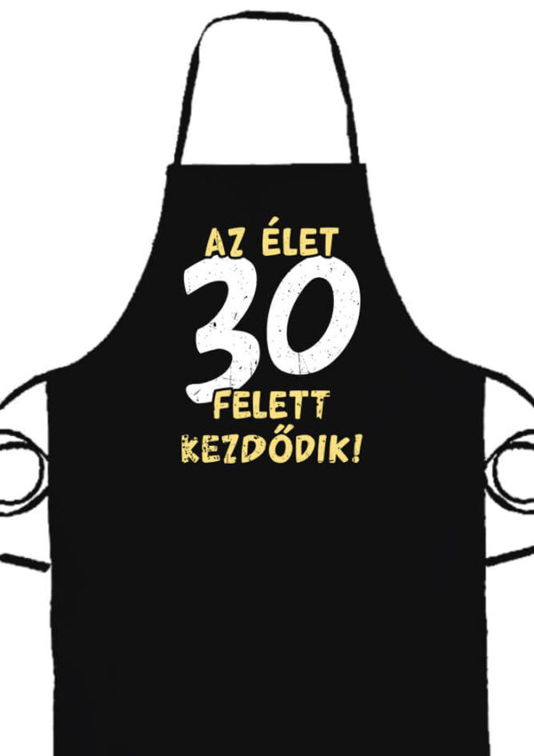 Az élet 30 felett- Prémium kötény