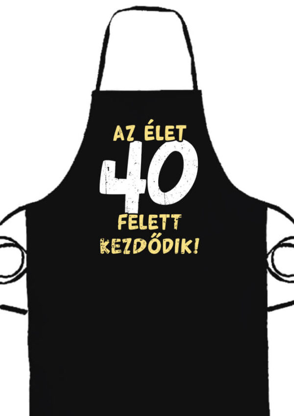 Az élet 40 felett- Prémium kötény