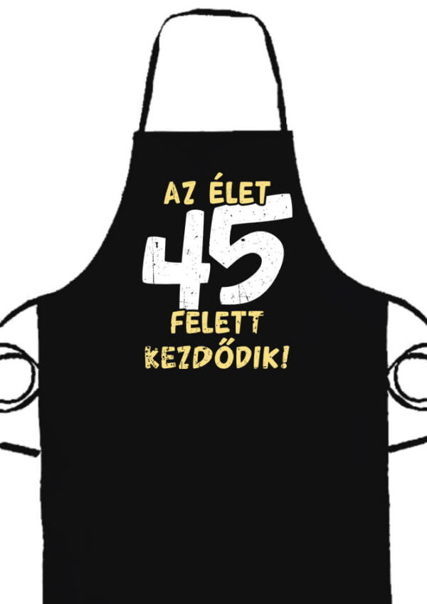 Az élet 45 felett- Prémium kötény