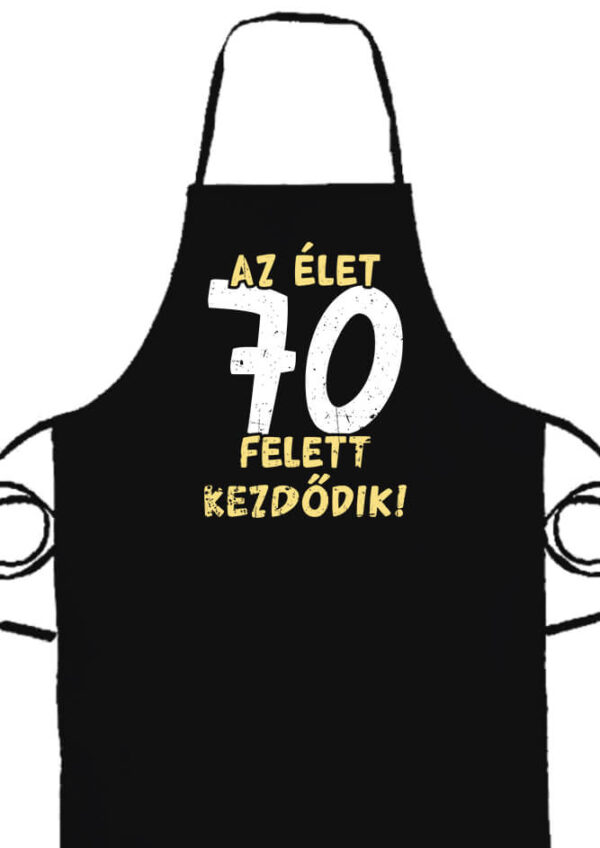 Az élet 70 felett- Prémium kötény