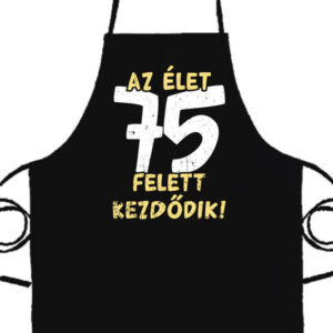 Az élet 75 felett- Prémium kötény