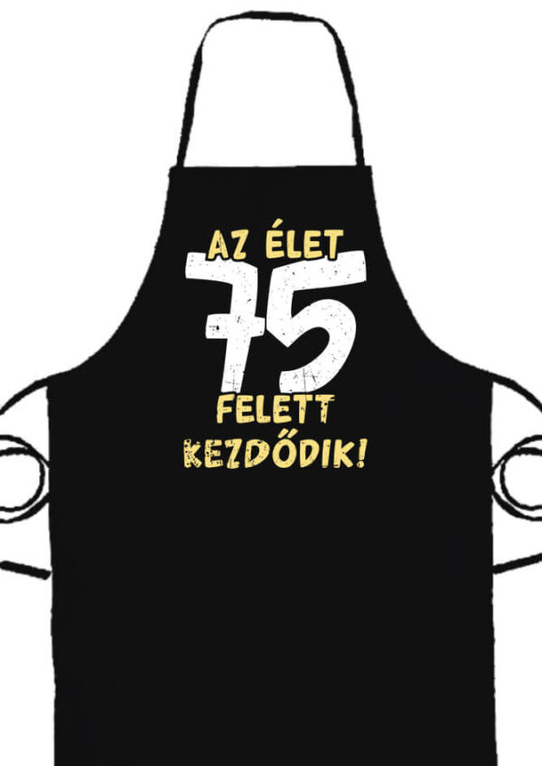 Az élet 75 felett- Prémium kötény