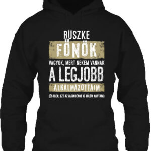 Büszke főnök – Unisex kapucnis pulóver