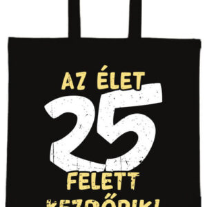 Az élet 25 felett – hosszú vagy rövid fülű vászontáska