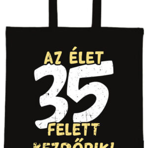 Az élet 35 felett – hosszú vagy rövid fülű vászontáska