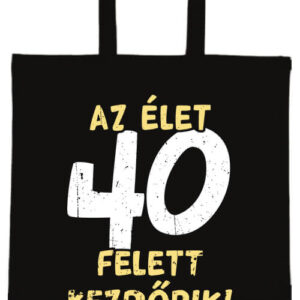 Az élet 40 felett- Basic rövid fülű táska