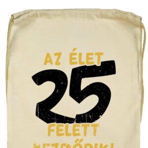 Az élet 25 felett- Basic tornazsák