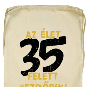 Az élet 35 felett- Basic tornazsák