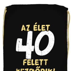 Az élet 40 felett- Basic tornazsák