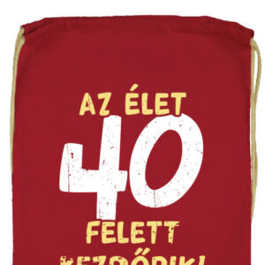 Az élet 40 felett- Prémium tornazsák