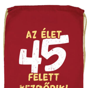 Az élet 45 felett- Prémium tornazsák