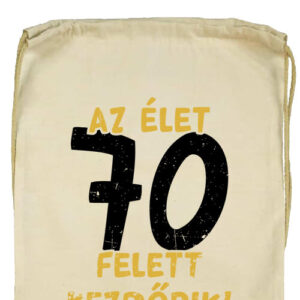 Az élet 70 felett- Basic tornazsák