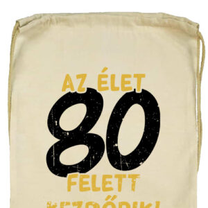 Az élet 80 felett- Basic tornazsák