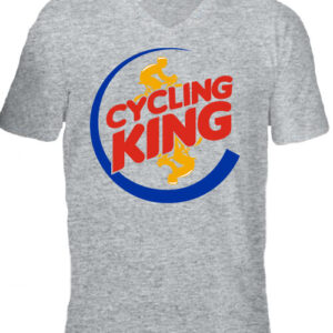Cycling king – Férfi V nyakú póló