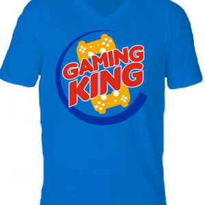 Gaming king – Férfi V nyakú póló