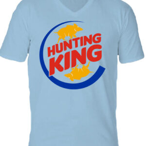 Hunting king – Férfi V nyakú póló