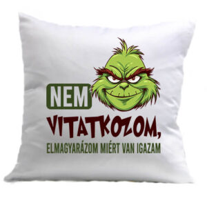 Grincs Nem vitatkozom elmagyarázom – Párna