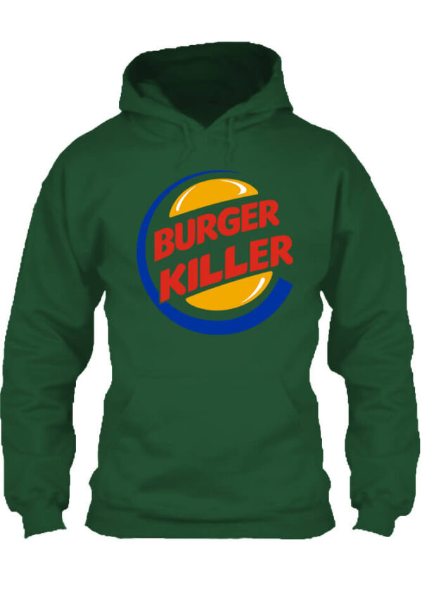 Burger killer - Unisex kapucnis pulóver