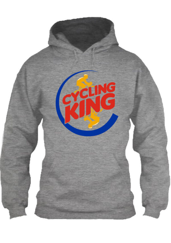 Cycling king - Unisex kapucnis pulóver