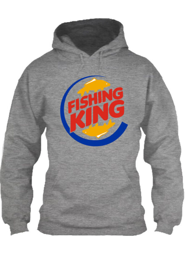 Fishing king - Unisex kapucnis pulóver