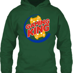 Gaming king – Unisex kapucnis pulóver