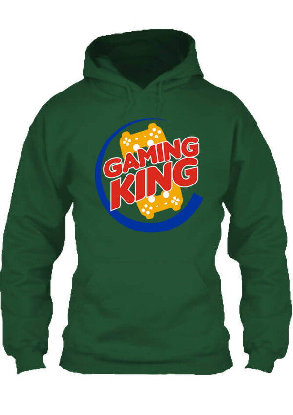 Gaming king - Unisex kapucnis pulóver