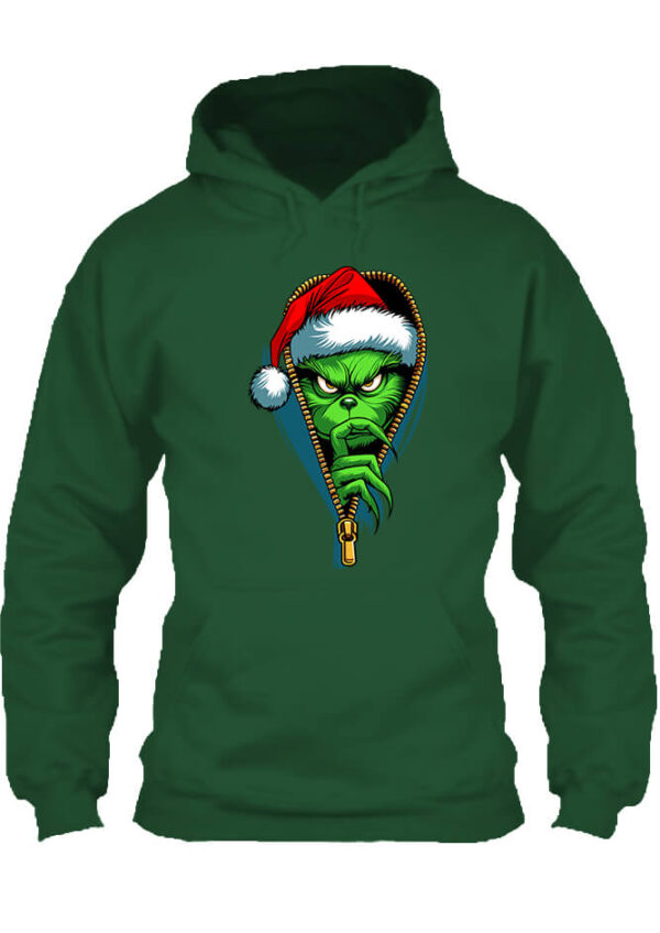 Grincs, Grinch bújócskázik - Unisex kapucnis pulóver