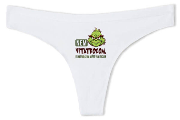 Grincs Nem vitatkozom elmagyarázom - Tanga