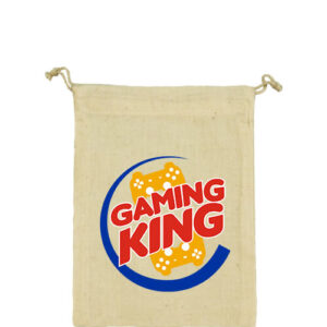 Gaming king – Vászonzacskó közepes